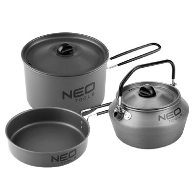 Naczynia turystyczne 3w1 Neo Tools - 63-145