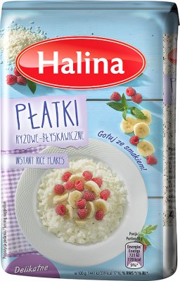 Halina PŁATKI RYŻOWE BŁYSKAWICZNE 400G