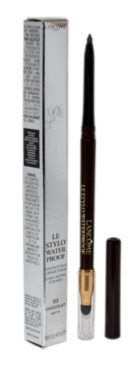 Lancome Le Stylo Waterproof wysoko napigmentowana wodoodporna kredka odcień 03 Chocolat