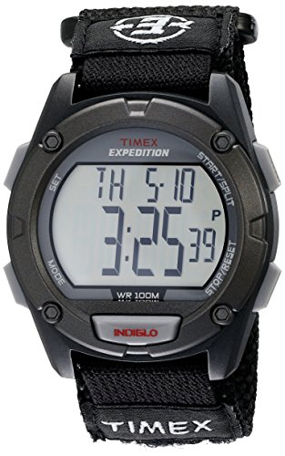 Zegarek męski Timex Expedition CAT cyfrowy wyświetlacz - czarny pasek zapinany na rzep T49949