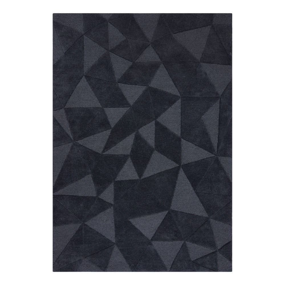 Szary dywan wełniany 170x120 cm Shard – Flair Rugs