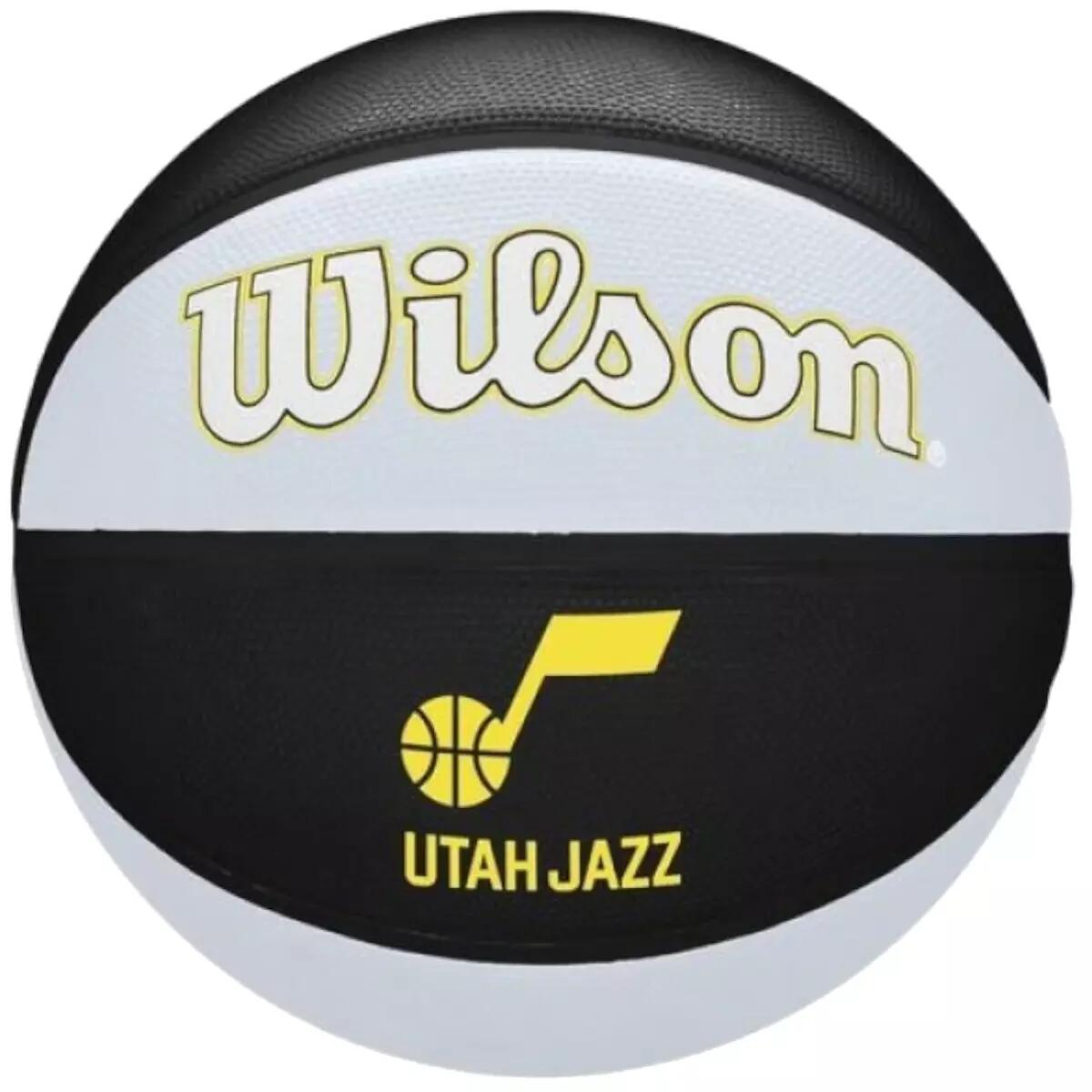 Piłka do koszykówki Wilson NBA Team Tribute Utah Jazz szary rozmiar 7