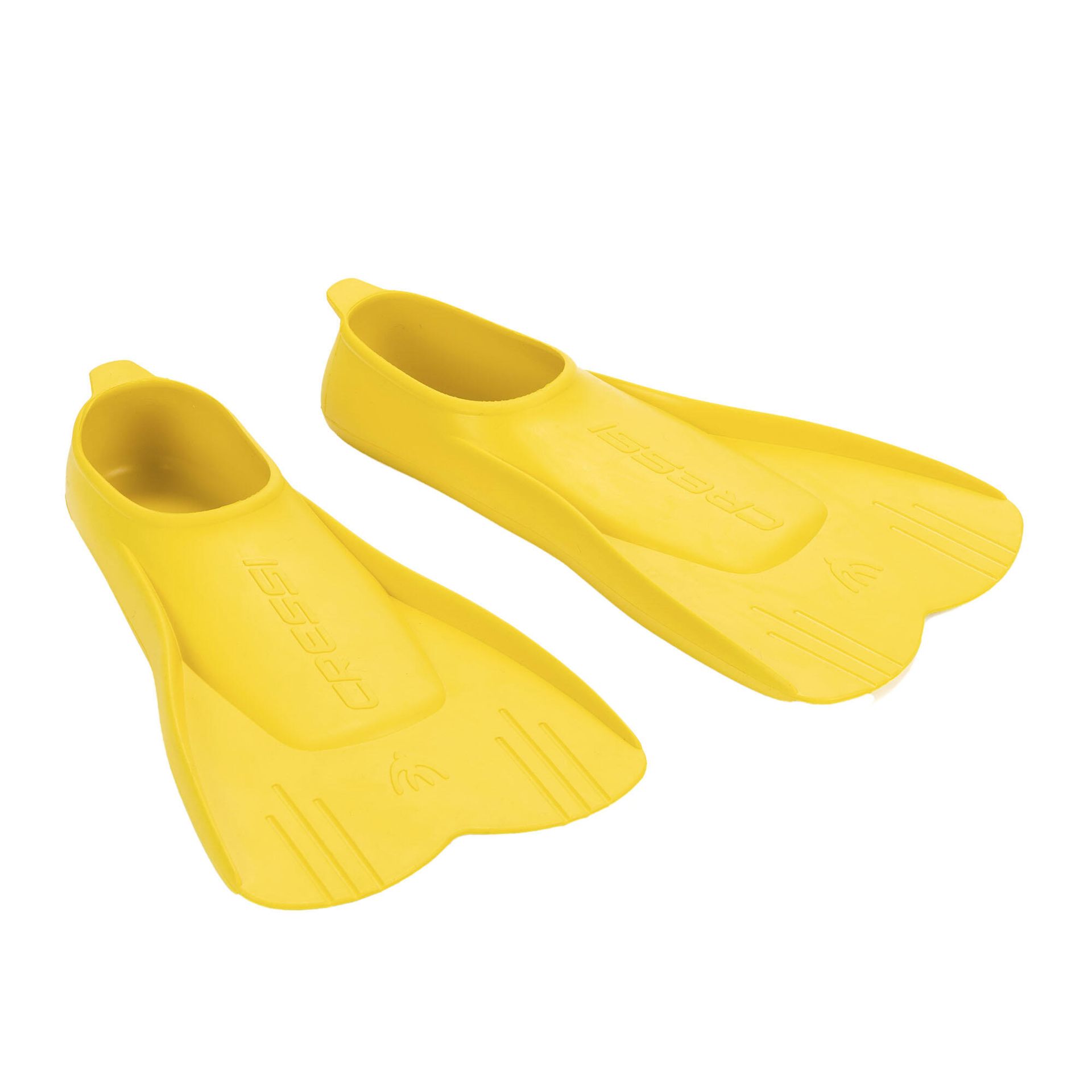 Cressi Dziecięce płetwy do nurkowania Mini Light Fins z fajką, żółte, 29/31