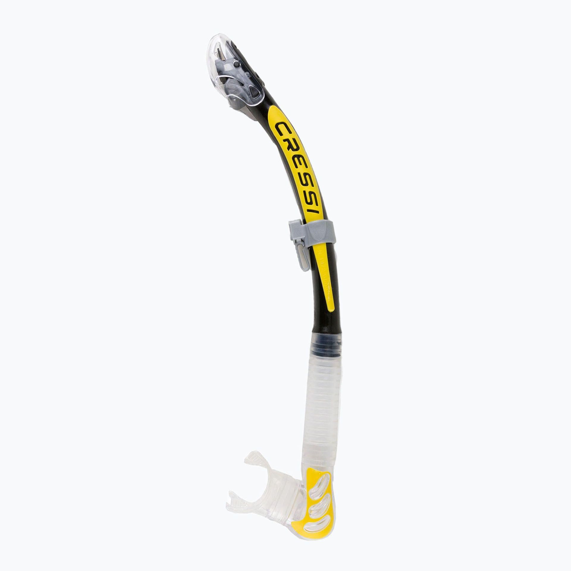 Cressi Alpha Ultra Dry fajka (sportowy sprzęt do nurkowania), żółty, 0 ES258051