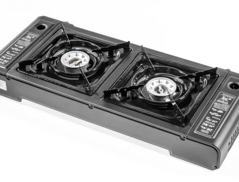 Kuchenka turystyczna dwupalnikowa z opcją zasilania z butli