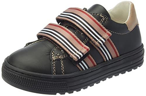 Naturino Kominek VL, Trampki dla dzieci i młodzieży, Czarny Czarny Mou, 34 EU