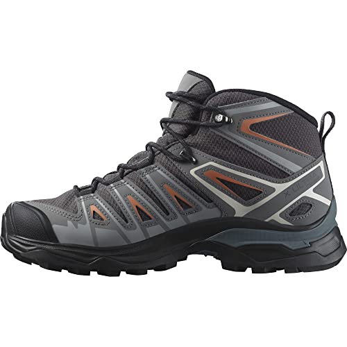 Salomon Damskie buty trekkingowe X Ultra Pioneer Mid Gore-tex, Magnes Quiet Shade Coral Gold, 38 EU