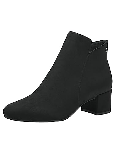 Tamaris Damskie botki 1-1-25372-41, czarny, 38 EU