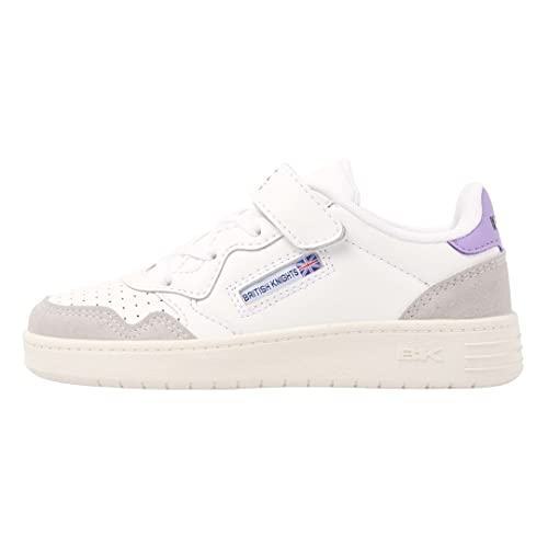 British Knights Noors sneakersy dziewczęce, biały liliowy, 34 EU