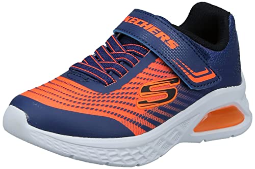 Skechers 403930L NVOR, Kapcie, Navy Synthetic/Orange Textile/Black Trim, 43 EU, Navy Synthetic Orange Textile Black Trim, 43 EU