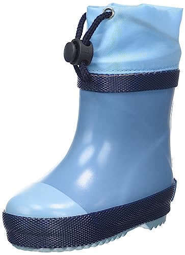 Playshoes Chłopięce, uniseks, dziecięce kalosze gumowe, 7 niebieskie, rozmiar 25 EU, 7 niebieski, 25 EU