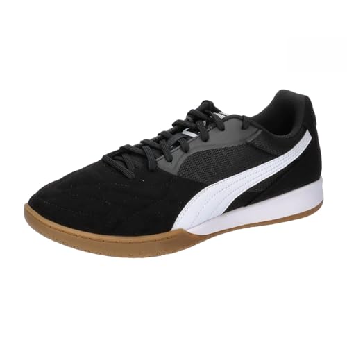 PUMA Unisex King TOP IT Buty piłkarskie, czarne białe złoto, 40, Puma Czarny Puma biały Puma złoty, 41 EU