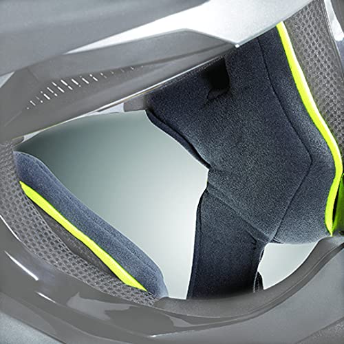 SP. Wyściółka policzków CLIMA COMFORT.XXXL.BLACK-FLUO YELL.N53