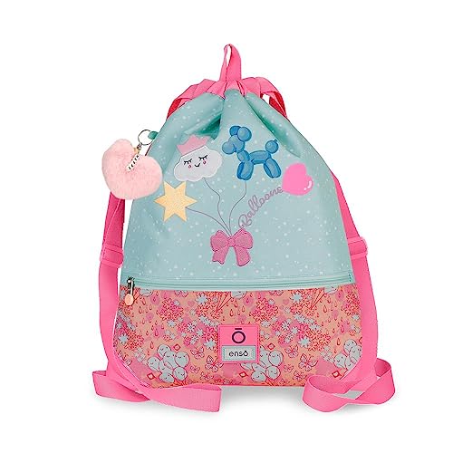 Enso Balloons Plecak Torba Wielobarwny 35x46 cms Poliester, Wielobarwny, Talla única, worek na plecak