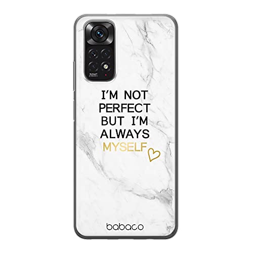 ERT GROUP etui na telefon Xiaomi REDMI NOTE 11S 4G / REDMI NOTE 11 4G, case oryginalny i oficjalnie licencjonowany przez Babaco, wzór Positive vibes 005, plecki z TPU