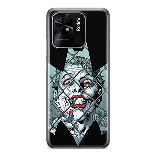 ERT GROUP etui na telefon Xiaomi REDMI 10C, case oryginalny i oficjalnie licencjonowany przez DC, wzór Joker 009, optymalnie dopasowane, plecki z TPU