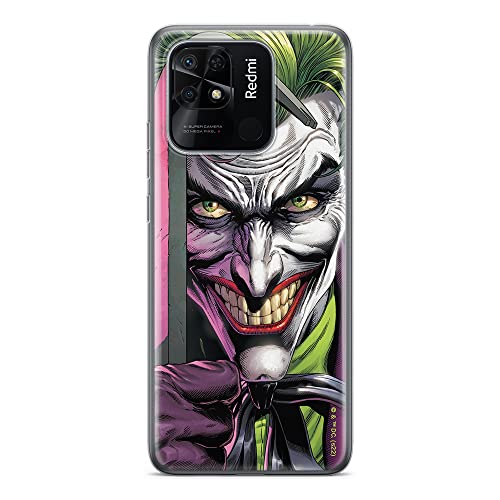 ERT GROUP etui na telefon Xiaomi REDMI 10C, case oryginalny i oficjalnie licencjonowany przez DC, wzór Joker 014, optymalnie dopasowane, plecki z TPU