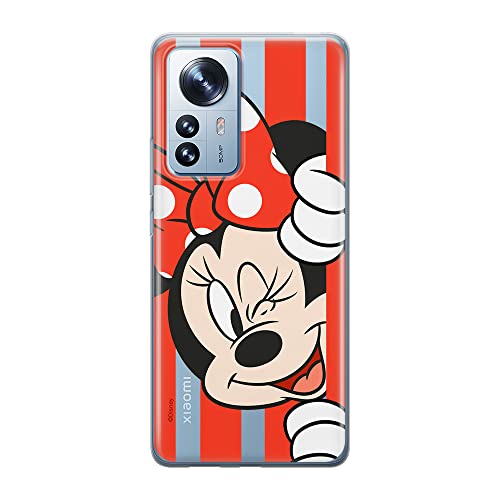 ERT GROUP etui na telefon Xiaomi 12 PRO, case oryginalny i oficjalnie licencjonowany przez Disney, wzór Minnie 059, optymalnie dopasowane, plecki z TPU częściowo przeźroczyste
