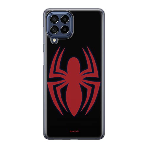 ERT GROUP etui na telefon Samsung M53 5G, case oryginalny i oficjalnie licencjonowany przez Marvel, wzór Spider Man 018, optymalnie dopasowane, plecki z TPU