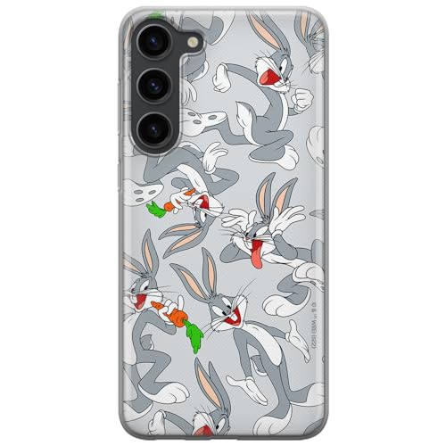 ERT GROUP etui na telefon Samsung S23, case oryginalny i oficjalnie licencjonowany przez Looney Tunes, wzór Bugs 013, optymalnie dopasowane, plecki z TPU częściowo przeźroczyste
