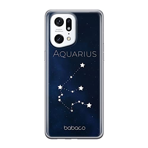 ERT GROUP etui na telefon Oppo FIND X5 PRO, case oryginalny i oficjalnie licencjonowany przez Babaco, wzór Zodiac Constellation 011, optymalnie dopasowane, plecki z TPU