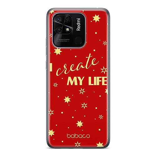 ERT GROUP etui na telefon Xiaomi REDMI 10C, case oryginalny i oficjalnie licencjonowany przez Babaco, wzór Positive vibes 006, optymalnie dopasowane, plecki z TPU