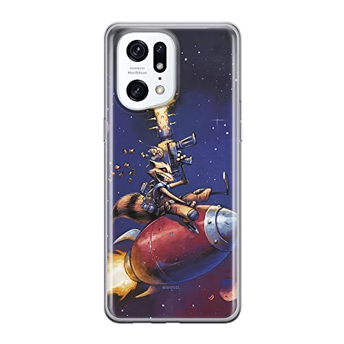 Etui Rocket 007 Marvel Nadruk pełny Granatowy Producent: OPPO, Model: FIND X5 PRO