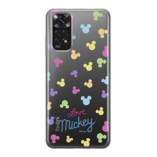 ERT GROUP etui na telefon Xiaomi REDMI NOTE 11S 4G / REDMI NOTE 11 4G, case oryginalny i oficjalnie licencjonowany przez Disney, wzór Mickey 017, plecki z TPU częściowo przeźroczyste
