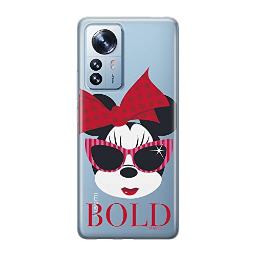 ERT GROUP etui na telefon Xiaomi 12 PRO, case oryginalny i oficjalnie licencjonowany przez Disney, wzór Minnie 045, optymalnie dopasowane, plecki z TPU częściowo przeźroczyste