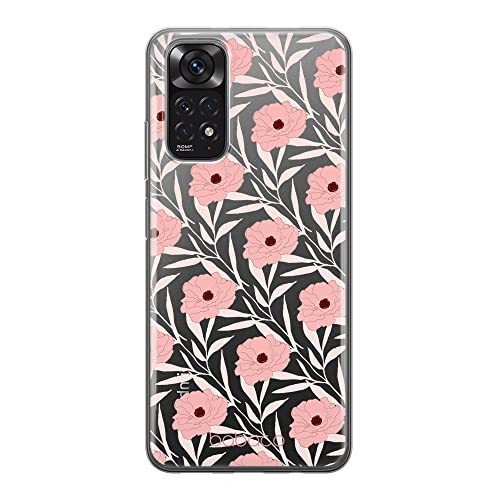 ERT GROUP etui na telefon Xiaomi REDMI NOTE 11S 4G / REDMI NOTE 11 4G, case oryginalny i oficjalnie licencjonowany przez Babaco, wzór Flowers 017, plecki z TPU częściowo przeźroczyste