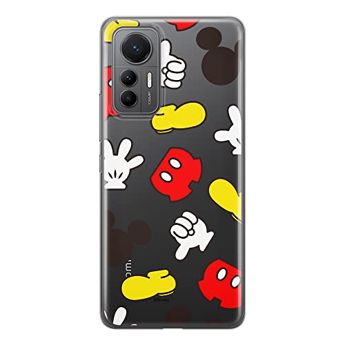 ERT GROUP etui na telefon Xiaomi 12 LITE, case oryginalny i oficjalnie licencjonowany przez Disney, wzór Mickey 046, optymalnie dopasowane, plecki z TPU częściowo przeźroczyste