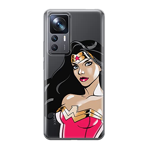 ERT GROUP etui na telefon Xiaomi 12T/12T pro/K50 Ultra, case oryginalny i oficjalnie licencjonowany przez DC, wzór Wonder Woman 004, optymalnie dopasowane, plecki z TPU częściowo przeźroczyste