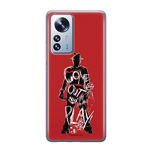 ERT GROUP etui na telefon Xiaomi 12 PRO, case oryginalny i oficjalnie licencjonowany przez Horror, wzór Nightmare of Elm Street 006, optymalnie dopasowane, plecki z TPU