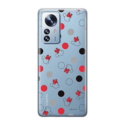 ERT GROUP etui na telefon Xiaomi 12 PRO, case oryginalny i oficjalnie licencjonowany przez Disney, wzór Minnie 004, optymalnie dopasowane, plecki z TPU częściowo przeźroczyste