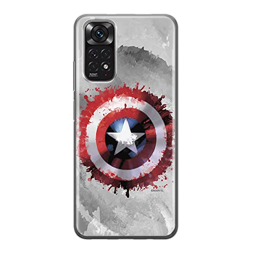 ERT GROUP etui na telefon Xiaomi REDMI NOTE 11S 4G / REDMI NOTE 11 4G, case oryginalny i oficjalnie licencjonowany przez Marvel, wzór Captain America 019, plecki z TPU