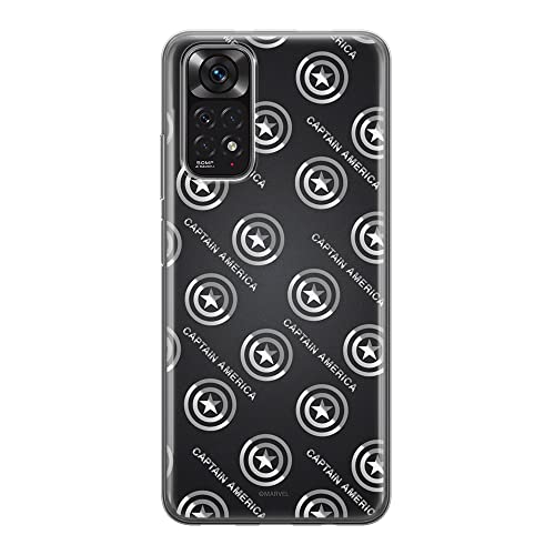 ERT GROUP etui na telefon Xiaomi REDMI NOTE 11S 4G / REDMI NOTE 11 4G, case oryginalny i oficjalnie licencjonowany przez Marvel, wzór Captain America 012, plecki z TPU