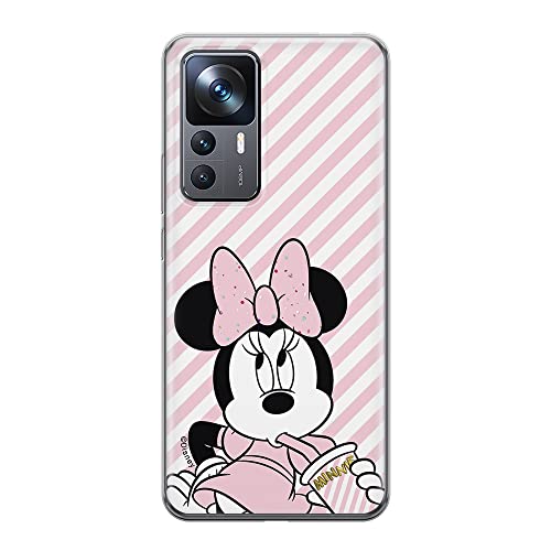 Etui Minnie 017 Disney Nadruk pełny Różowy Producent: Xiaomi, Model: 12T/ 12T pro/ K50 Ultra