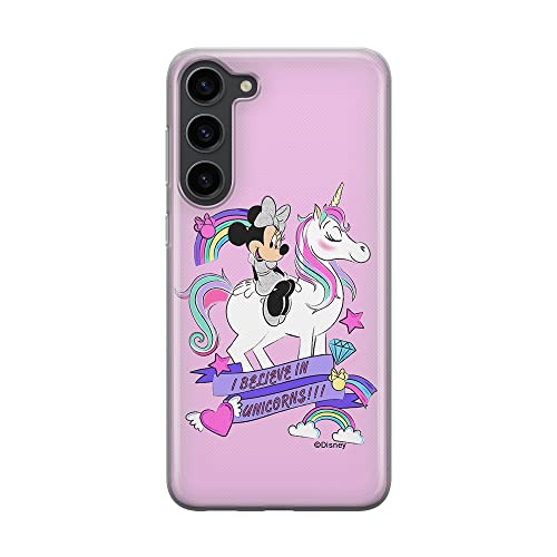Etui Minnie 035 Disney Nadruk pełny Różowy Producent: Samsung, Model: S23
