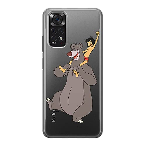 ERT GROUP etui na telefon Xiaomi REDMI NOTE 11S 4G / REDMI NOTE 11 4G, case oryginalny i oficjalnie licencjonowany przez Disney, wzór Jungle Book 002, plecki z TPU częściowo przeźroczyste