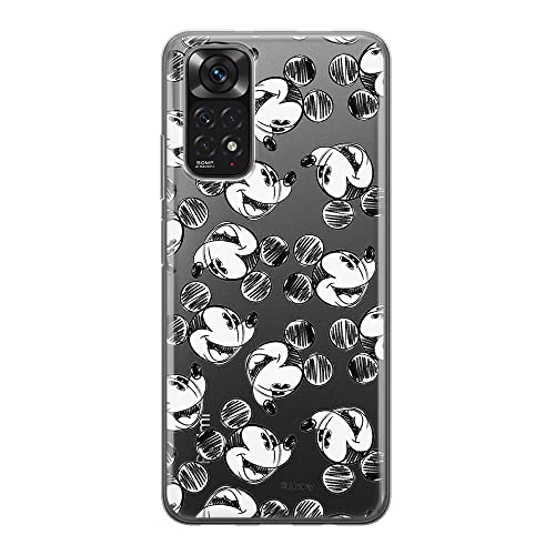 ERT GROUP etui na telefon Xiaomi REDMI NOTE 11S 4G / REDMI NOTE 11 4G, case oryginalny i oficjalnie licencjonowany przez Disney, wzór Mickey 025, plecki z TPU częściowo przeźroczyste