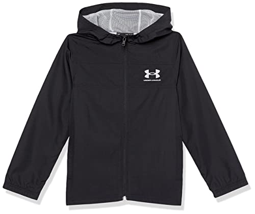 Under Armour Boys Jackets Boys' Ua Sportstyle Windbreaker, Black, 1370183-003, YMD