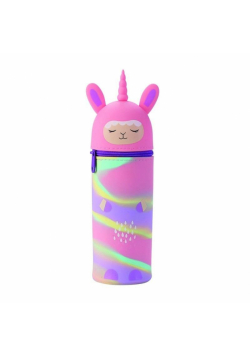 Piórnik tuba silikonowy pastelowy