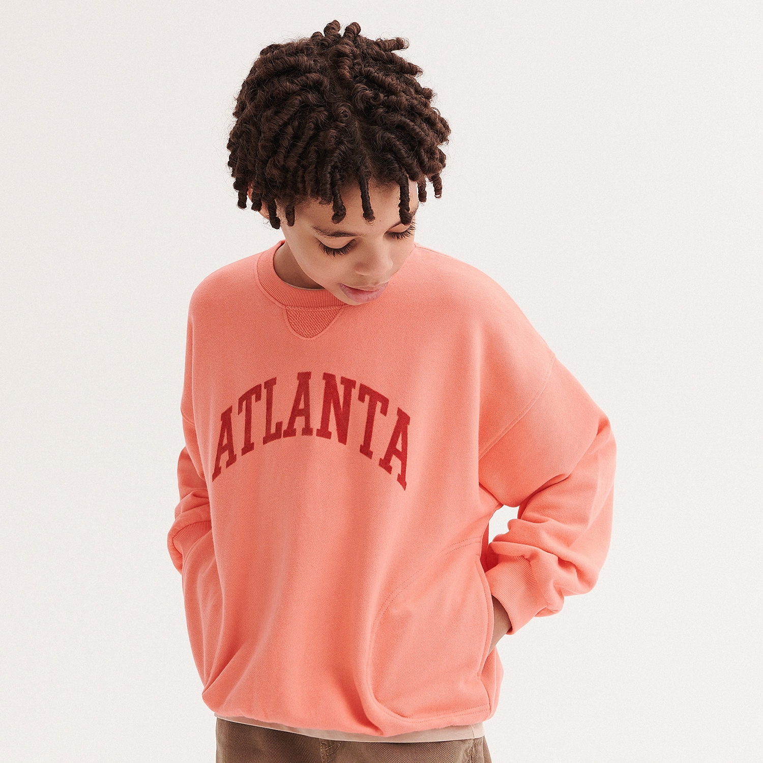 Reserved - Bluza oversize - Pomarańczowy