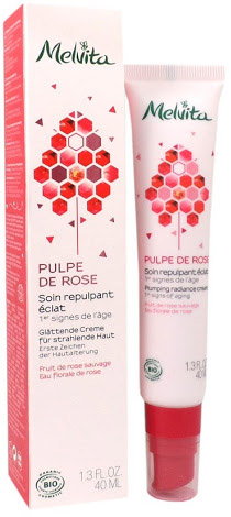 Melvita Pulpe de Rose Plumping Radiance Cream przeciw pierwszym oznakom starzenia 40 ml (3284410040185)