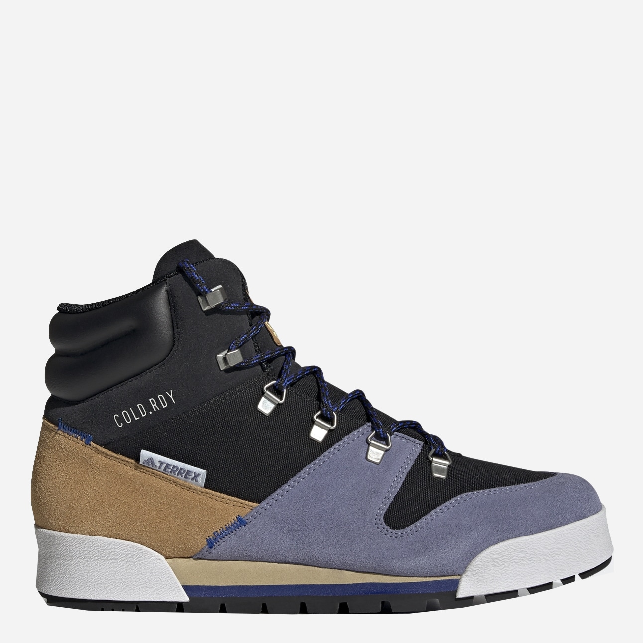 Adidas Terrex Snowpitch C.Rdy FZ3378 44 (9.5UK) 28 cm Czarny/Fioletowy (4064049114414_EU) Męskie wysokie buty trekkingowe