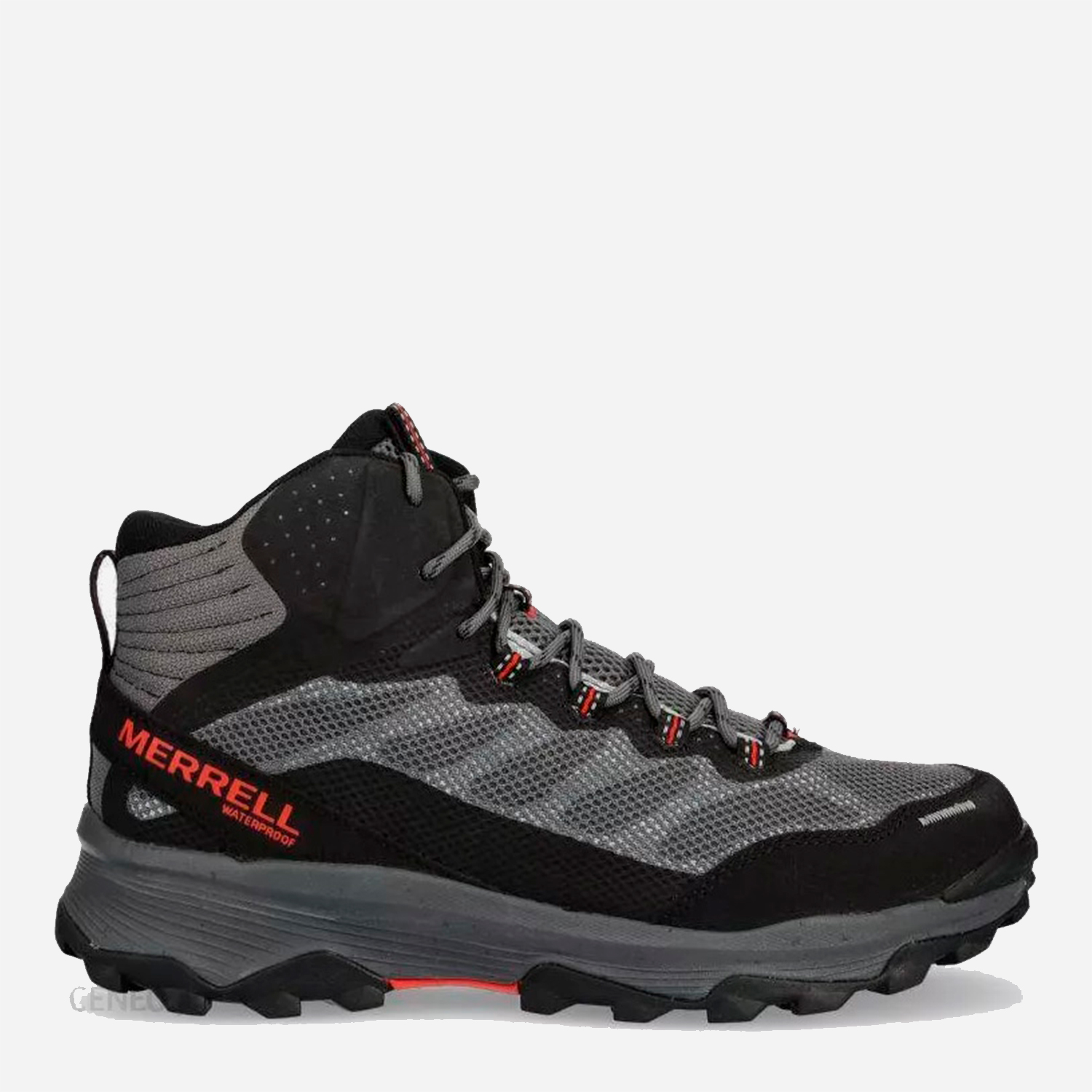 Męskie buty trekkingowe z membraną Merrell J066877-A 46 (11.5) 29.5 cm Szary/Czarny (194917548066)