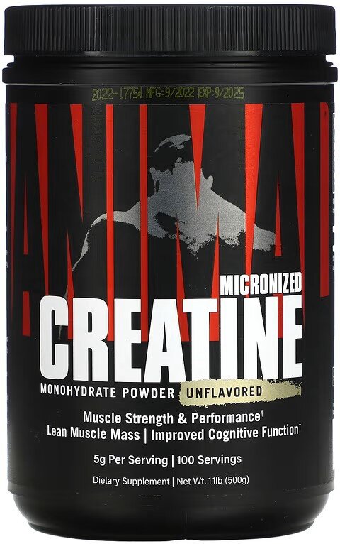 Kreatyna monohydrat mikronizowana Universal Animal Creatine Powder 500 g Jar (39442139641)