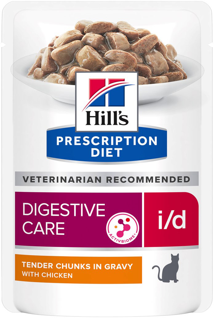 Mokra karma dla kotów HILL'S PD Digestive i/d z kurczakiem - saszetka 85g (52742040233)