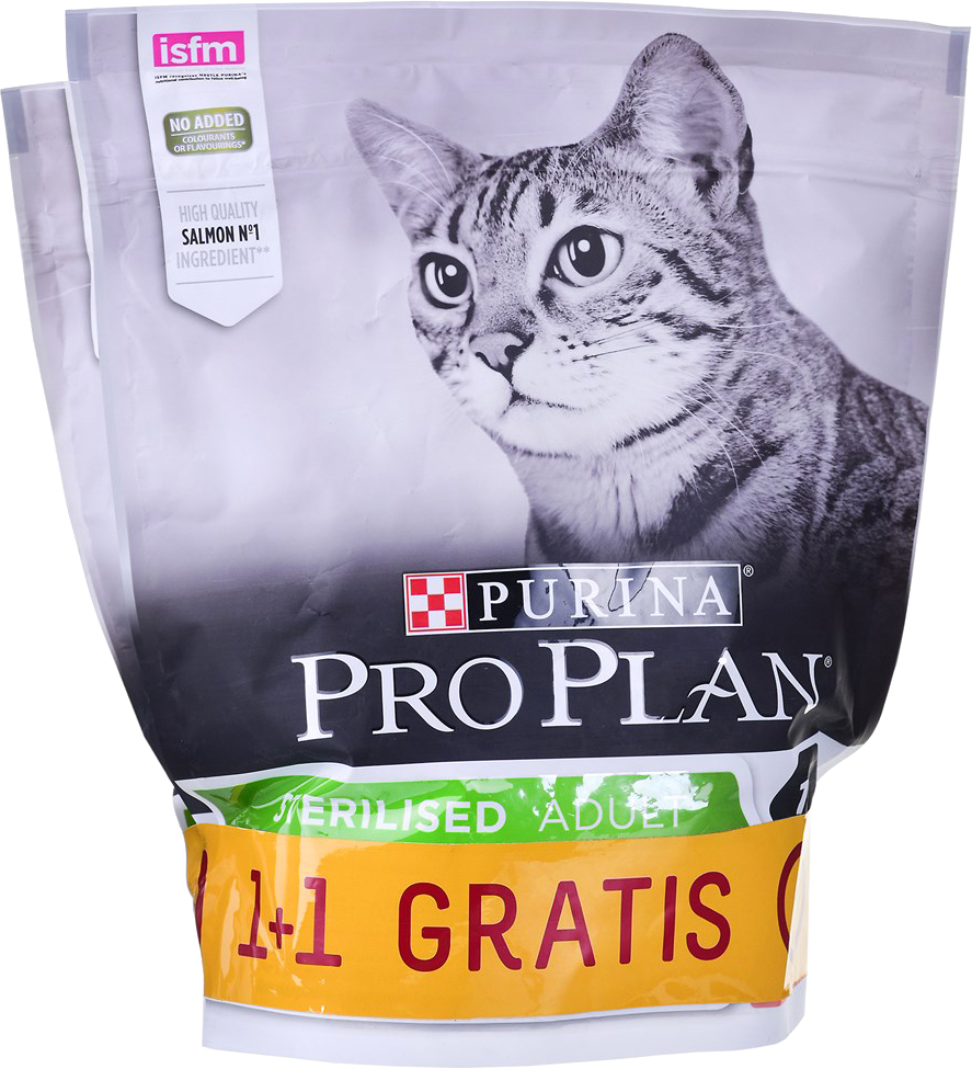 Mokra karma dla kotów sterylizowanych PURINA Pro Plan Sterilized z łososiem 400g + 400g (DLKPUIKAS0001)