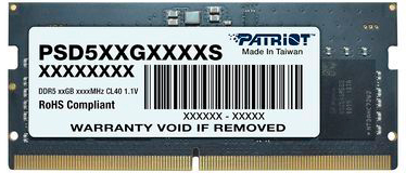 PATRIOT DDR5 8GB SIGNATURE 4800MHz SO-DIMM